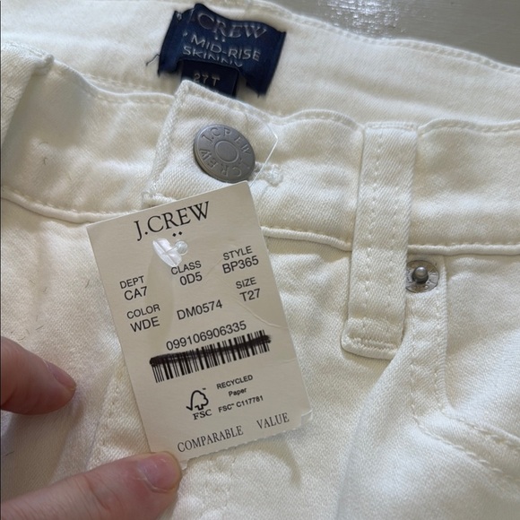 J. Crew Tall 9" mid-rise skinny jean in signature stretch Size 27 Tall - Picture 13 of 15